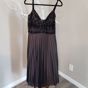 Black lace dress